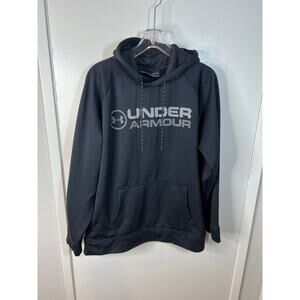 Under Armour Men's Coldgear Loose Hoodie Sweatshirt Black ~ Size L